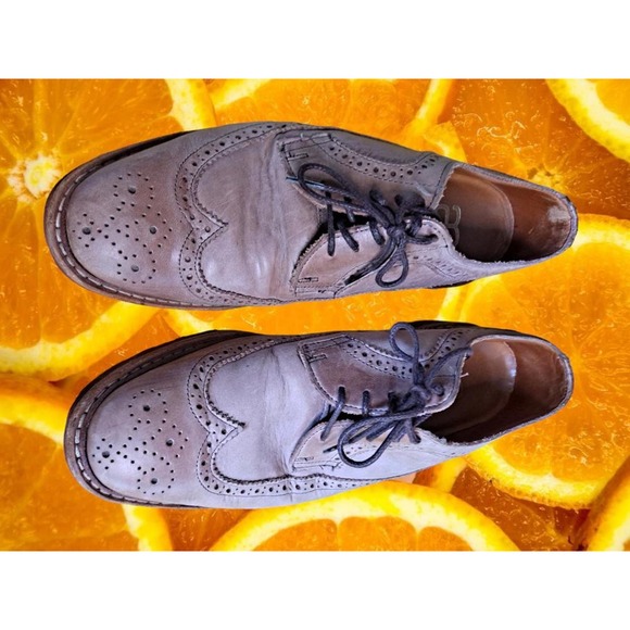 Allen Edmonds Shannon Drive Light Tan Oxford With Slip Resistant‎ Bottoms - Picture 1 of 11